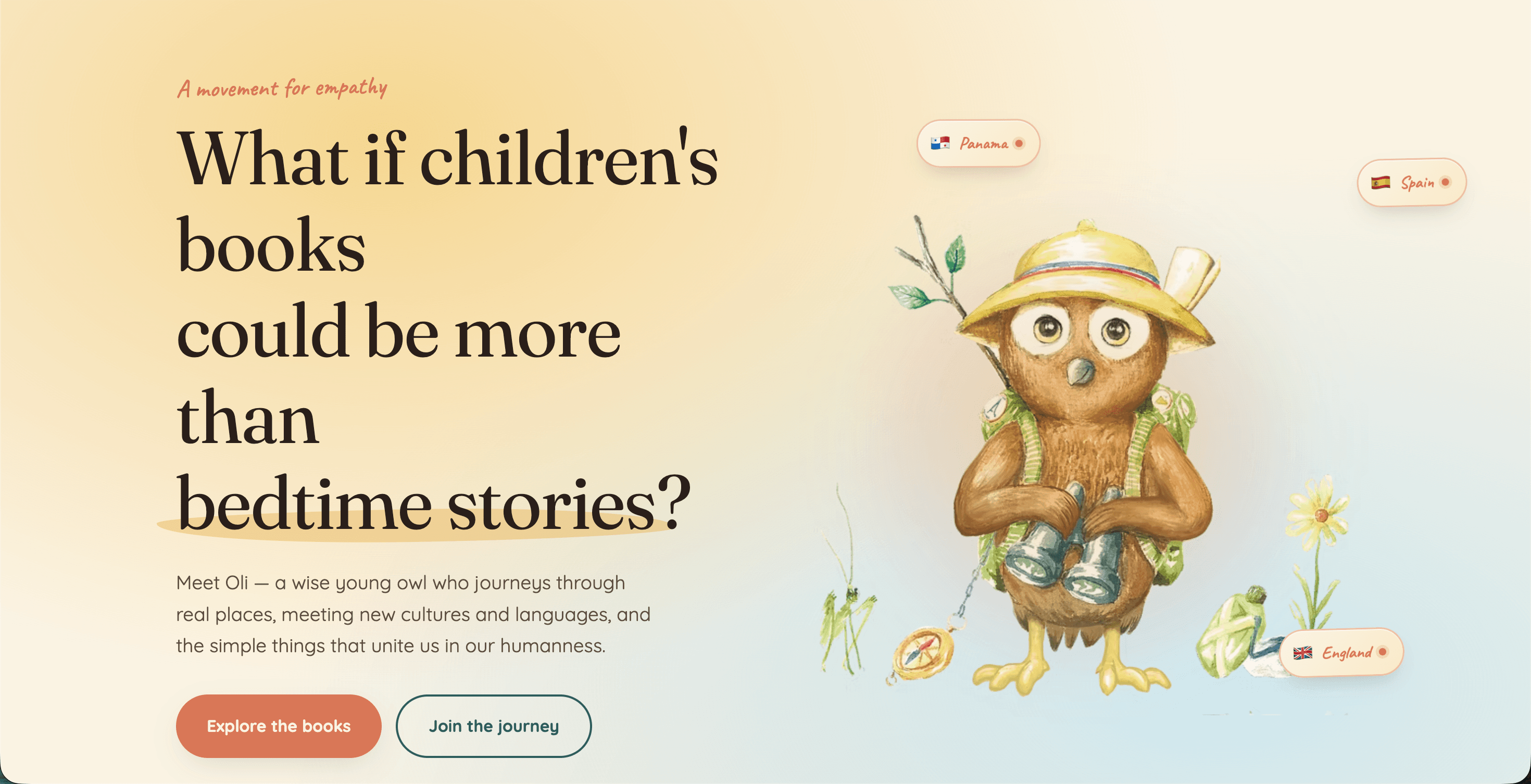The Oli the Owl website